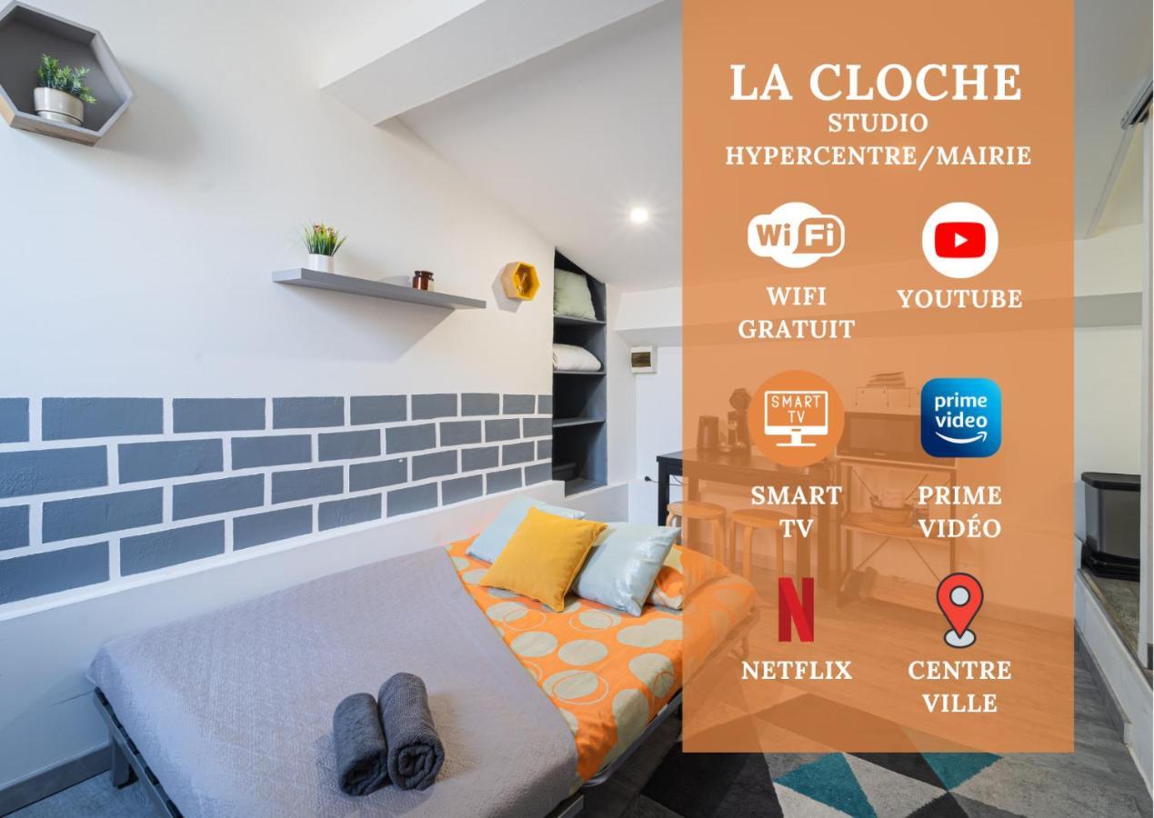 La Cloche Studio Hypercentre Mairie Libourne Bagian luar foto
